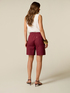 Bermuda shorts in cotton blend gabardine image number 1