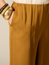 Palazzo pants in viscose satin image number 3