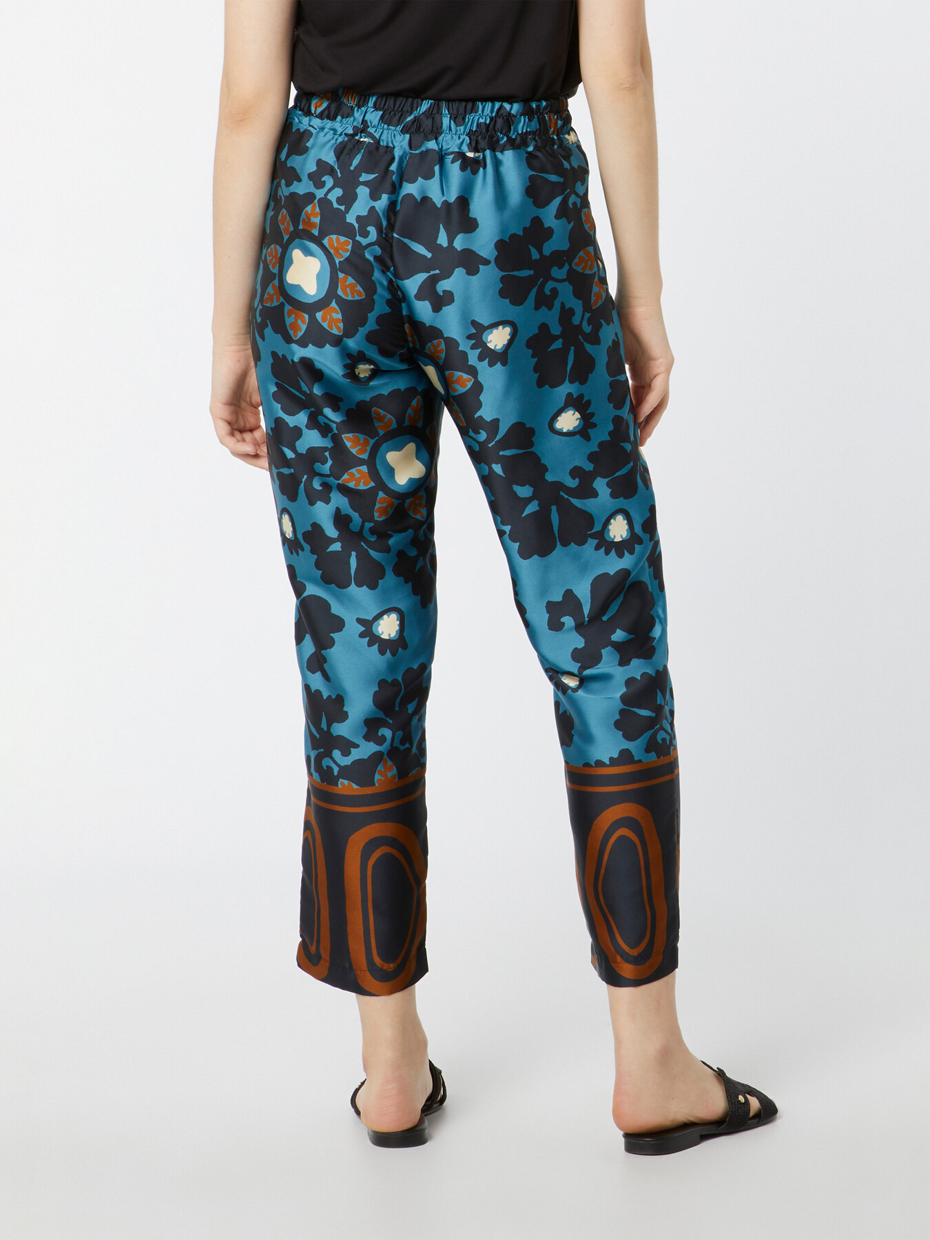 Pantalon en satin fantaisie image number 1