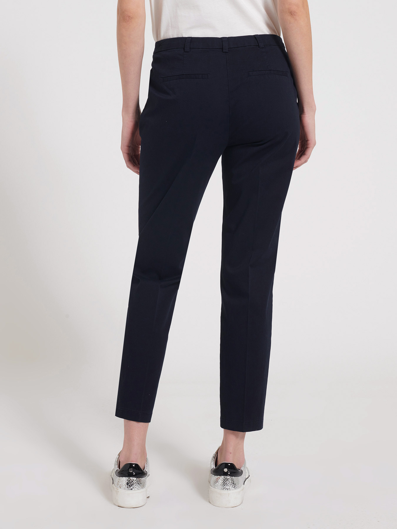 Pantaloni a sigaretta in cotone image number 2