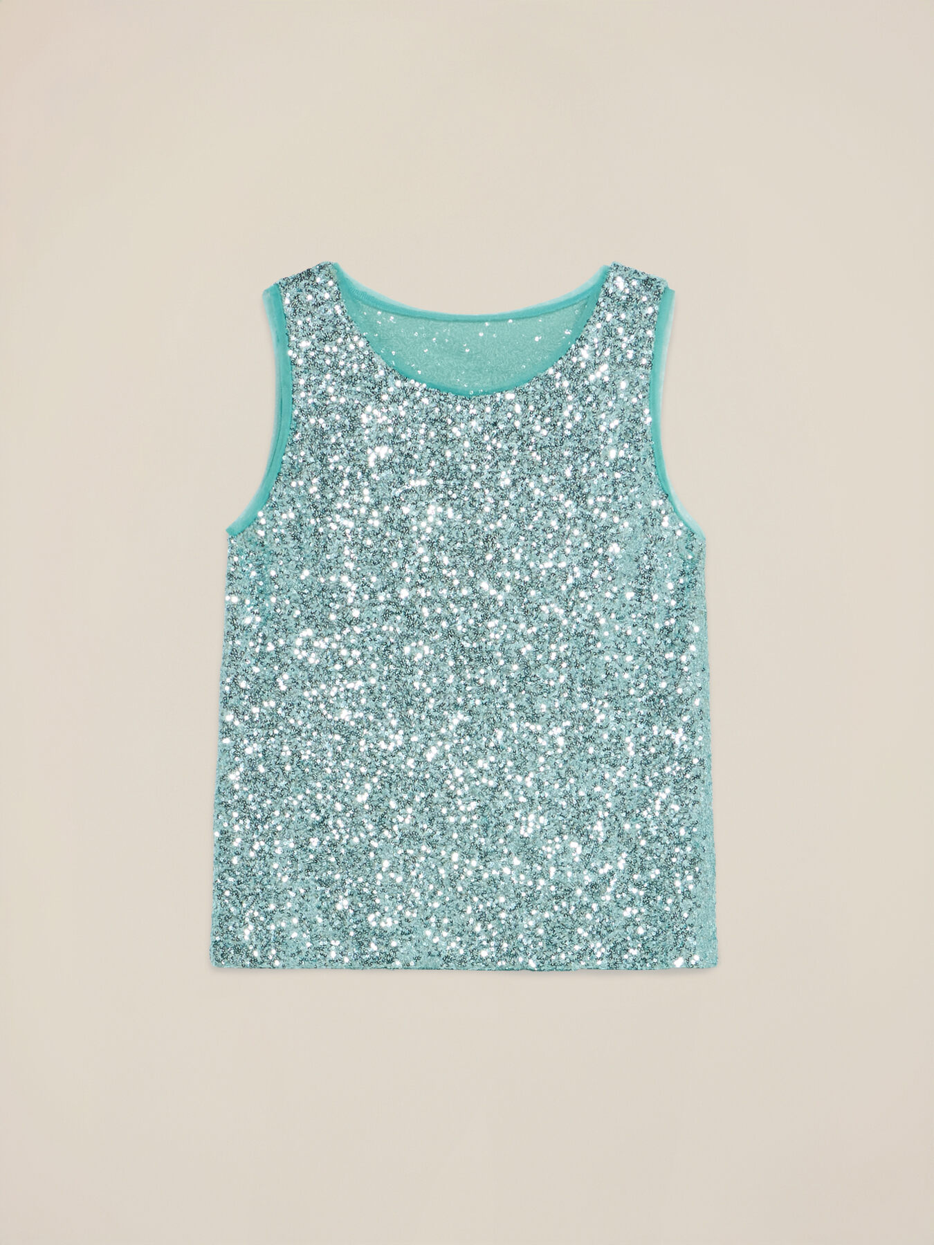 Top din tul cu paiete image number 4