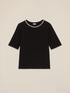 T-shirt con ricamo gioiello image number 3