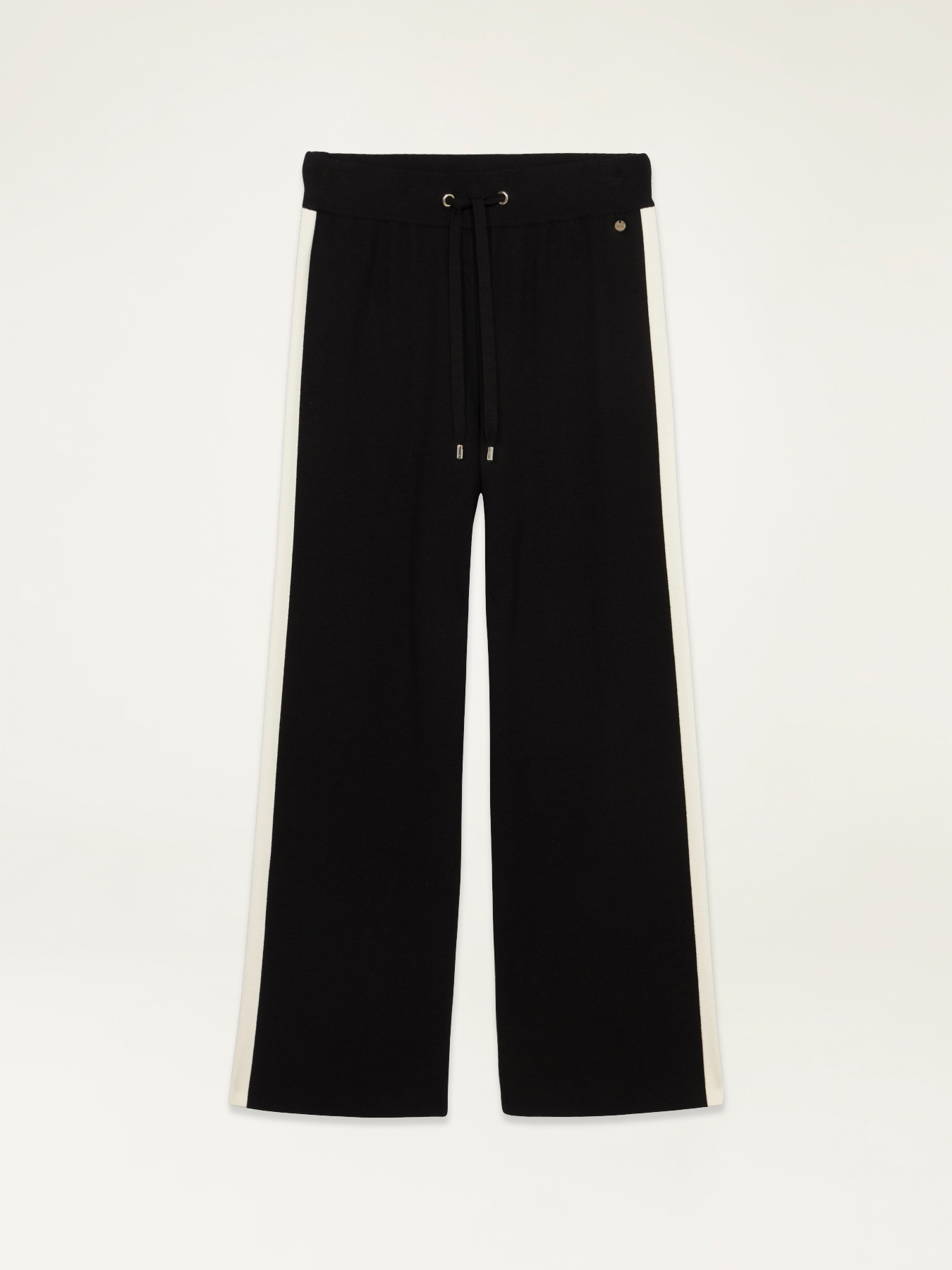 Pantaloni a palazzo in maglia image number 4