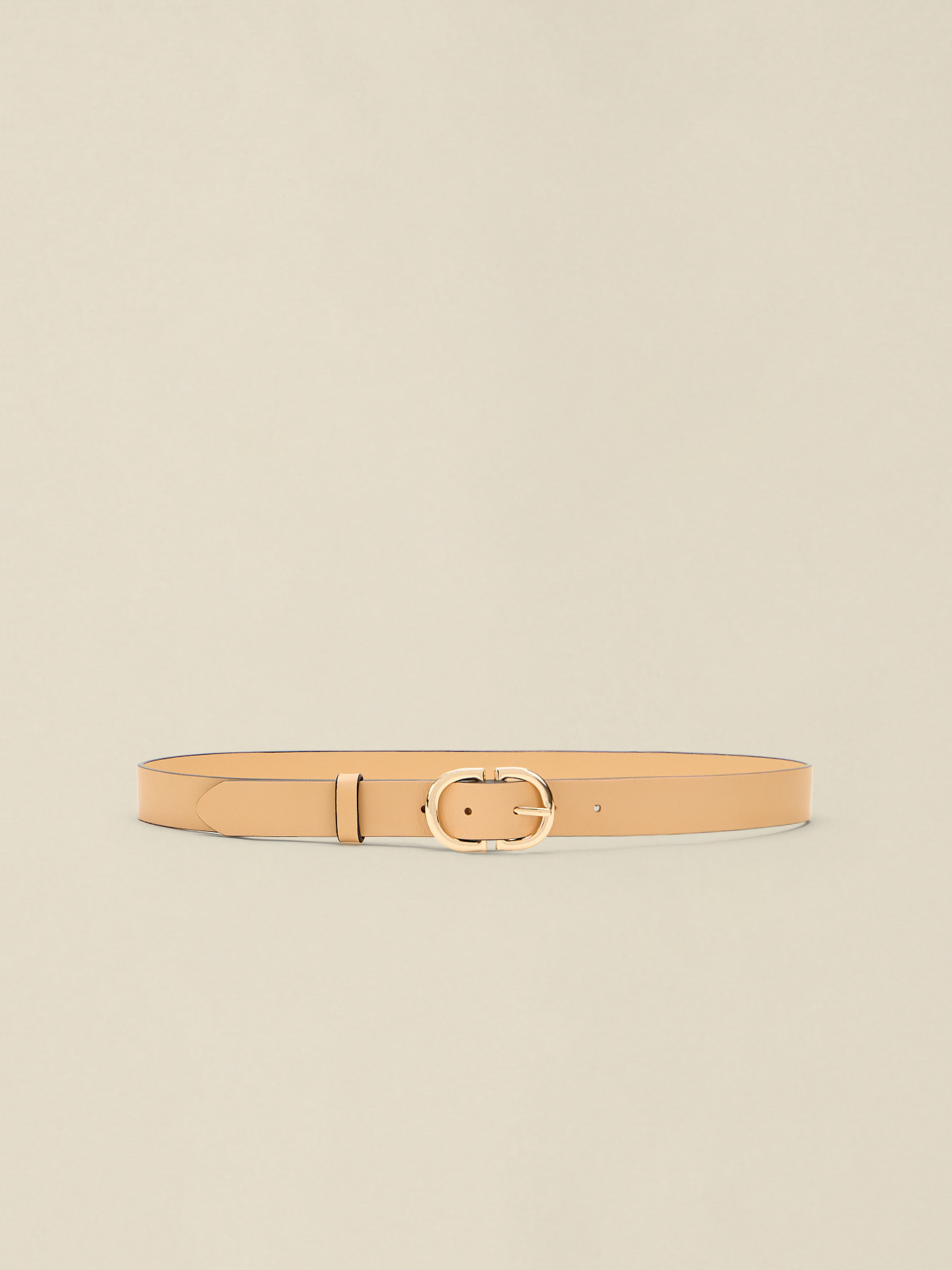 Cintur&oacute;n con hebilla de doble anilla image number 1