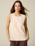 Jersey top with crystals image number 0
