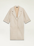 Long microfibre trench coat image number 4