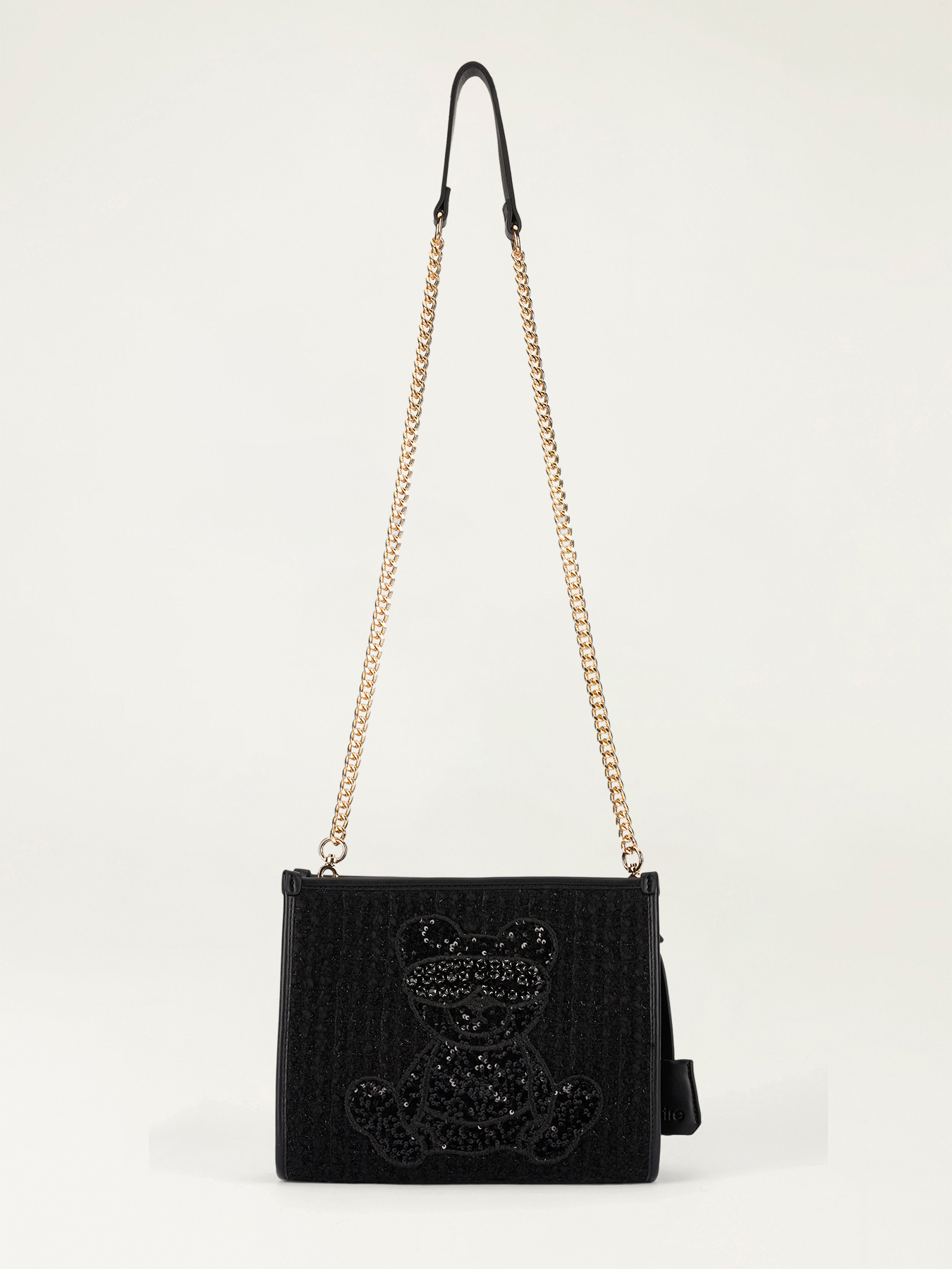 Sac pochette en tweed image number 1
