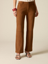 Flare pants in soft fabric image number 3