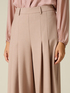 Pleated culotte skirt image number 2