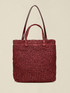 Woven raffia shopper image number 1