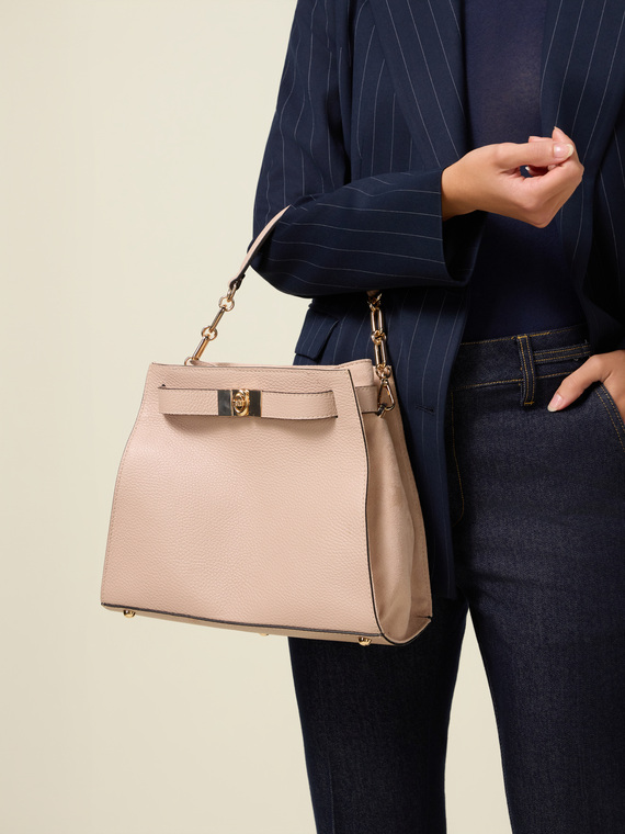 Ophelia shopper in genuine leather