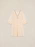 Vestito flare in pizzo sangallo image number 4