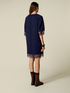 Dress in scuba fabric and lace image number 2