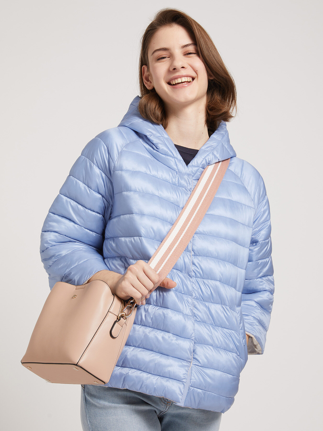 Borsa con tracolla bicolor image number 3