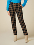 Pantalones pitillo de cuadros image number 3
