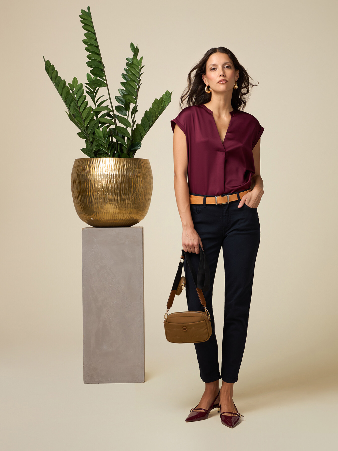 Pantalon en drill de coton image number 0