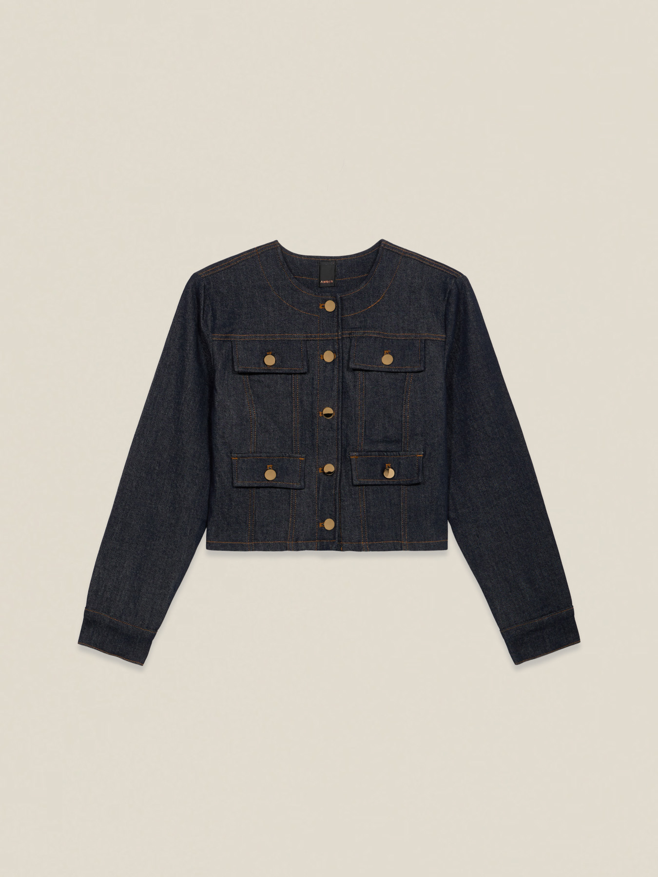 Giacca corta in denim image number 3