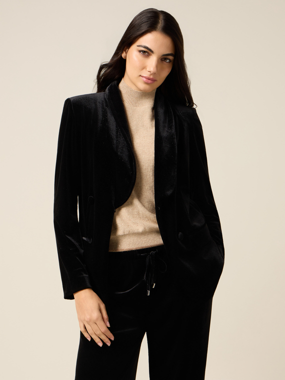 Blazer en chenille
