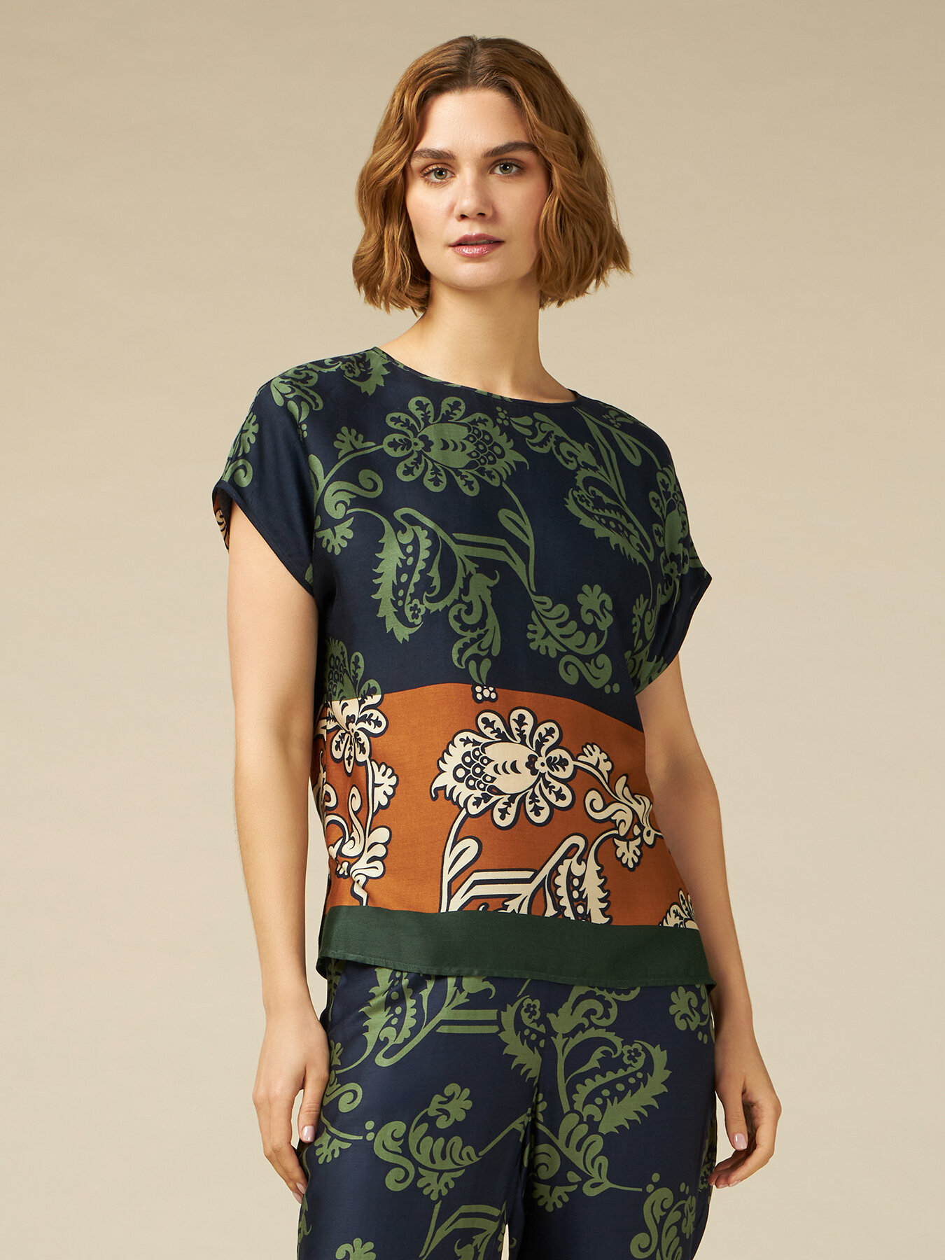 Blouse fantaisie en viscose image number 0