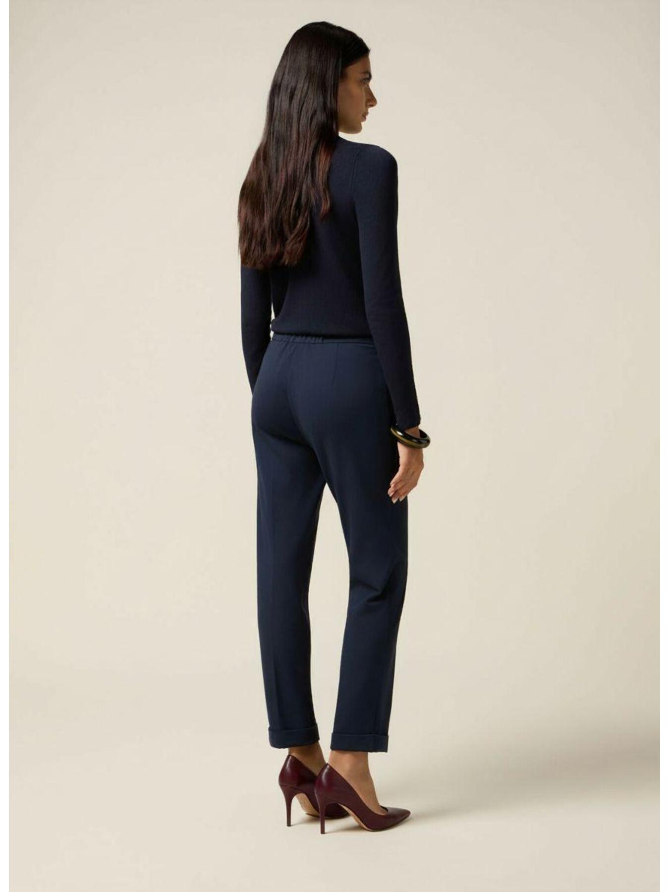 Regular trousers in Milano stitch image number 1