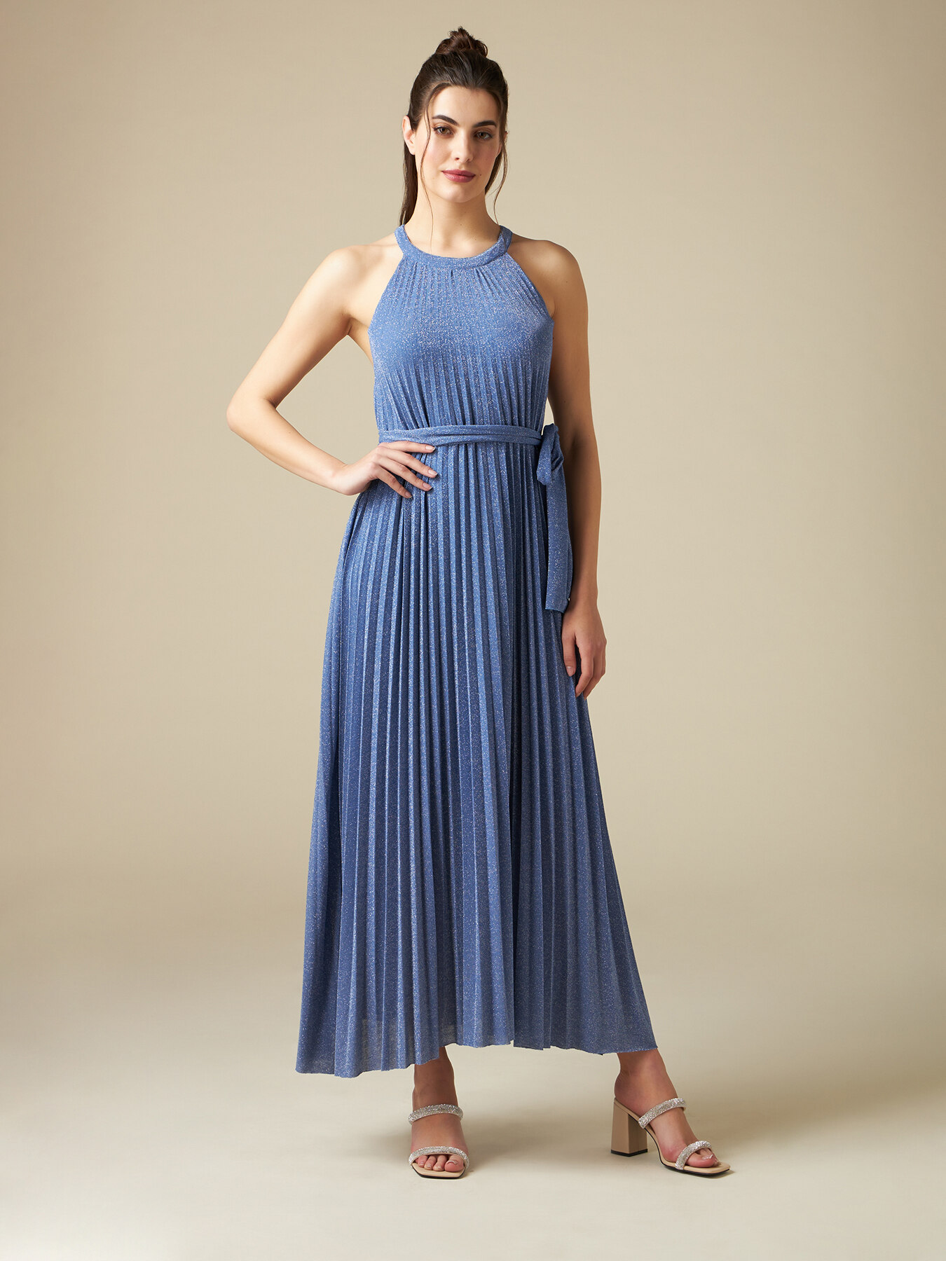 Vestito lungo lurex image number 3