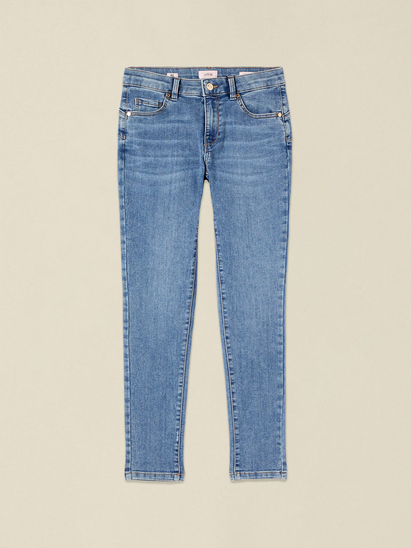 Skinny jeans in denim image number 4