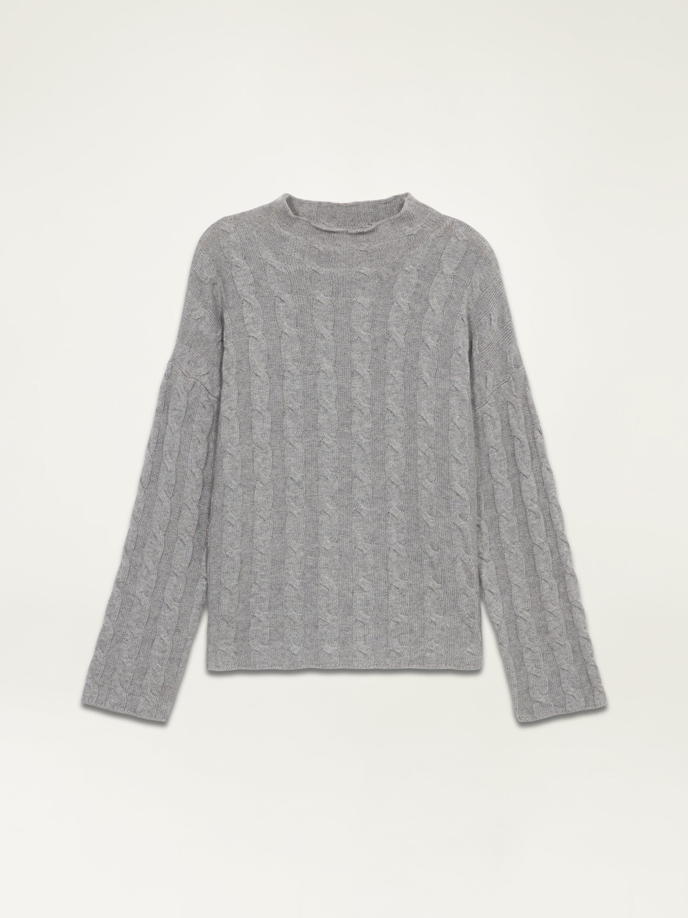 Pullover aus Kaschmirgemisch mit Zopfmuster image number 3