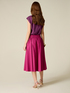 Flared poplin skirt image number 1