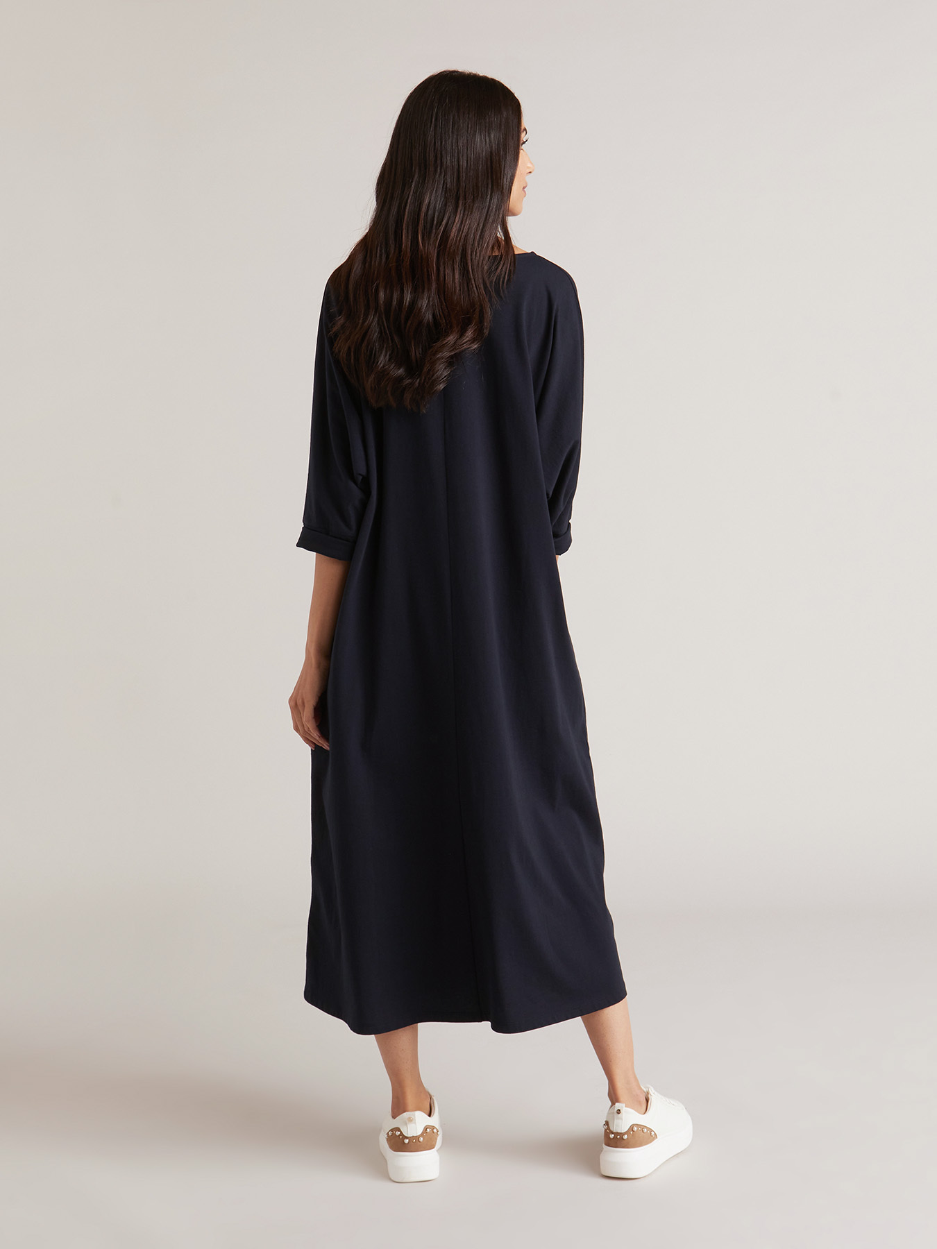 Oversized jersey dress image number 2