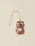 Teddy bear shaped charm image number 1