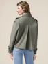 Short double-breasted trench coat image number 1