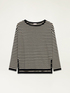 Maglia a righe misto cashmere image number 3
