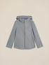 Cappotto corto con cappuccio e zip image number 3