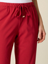 Pantalones cropped de tela mezcla viscosa image number 2