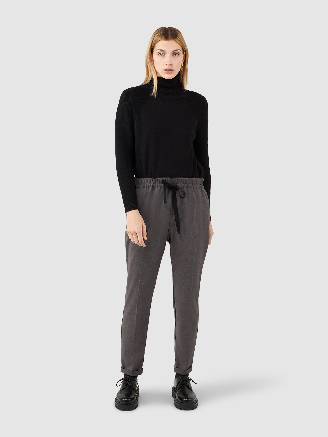 Joggers in flanella image number 0