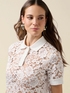 Lace polo t-shirt image number 2