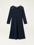 Vestido midi de punto milano image number 4