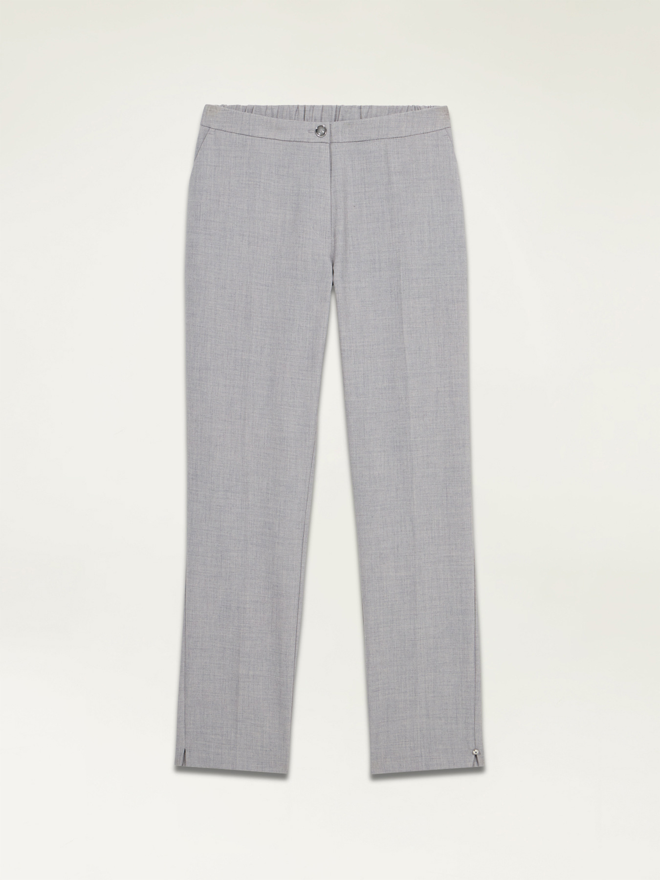 Pantaloni a sigaretta in tessuto m&eacute;lange image number 4