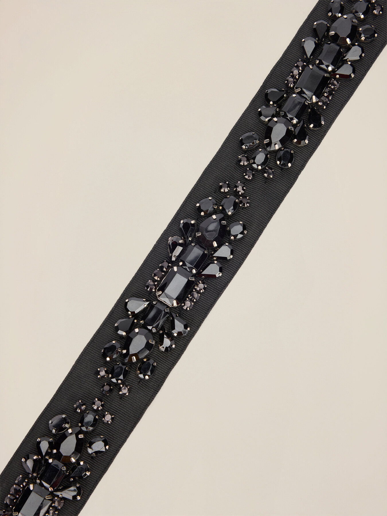 Grosgrain belt with bezels image number 2