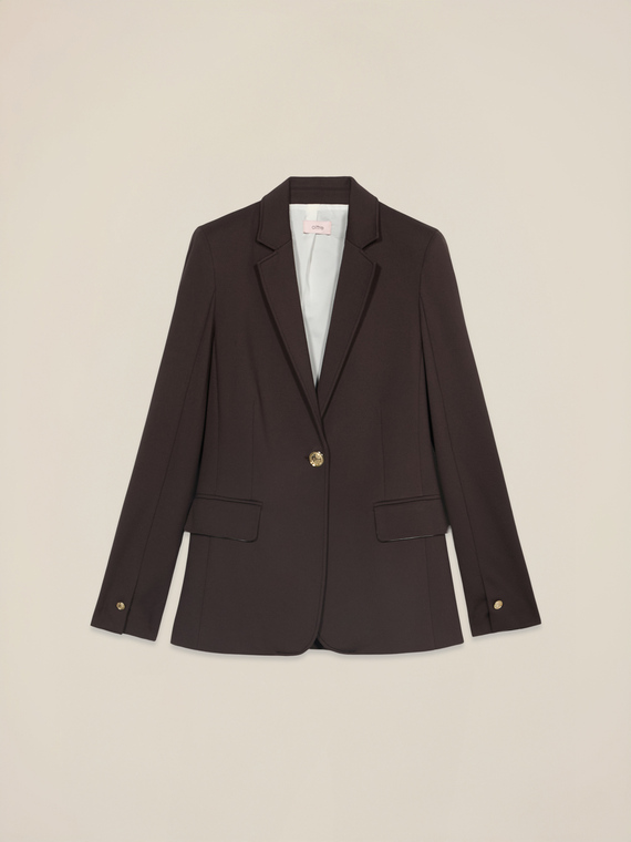 Blazer aus Milano-Strick