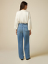 Wide leg tencel jeans image number 1