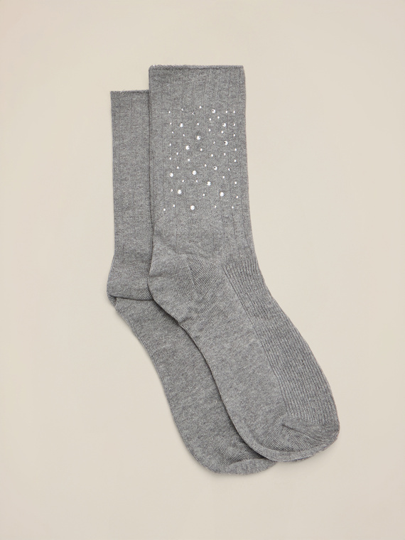 Socks with decorative applications