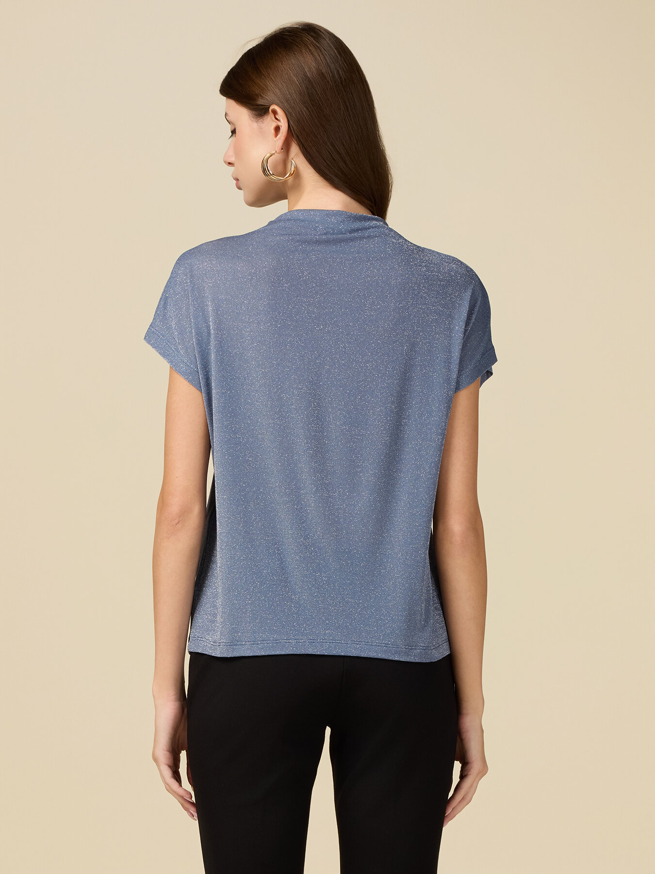 Kimono-T-Shirt aus Lurex image number 1