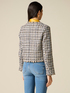 Short tweed jacket with brooch image number 1