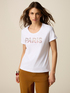 T-shirt con applicazione lettering image number 0