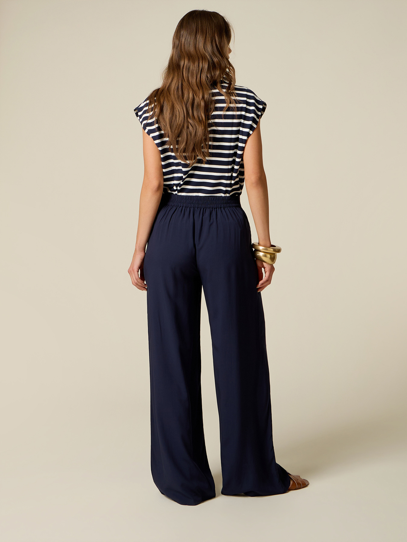 Palazzo pants in viscose image number 1
