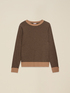 Pullover aus Wollmischung mit Streifen image number 3