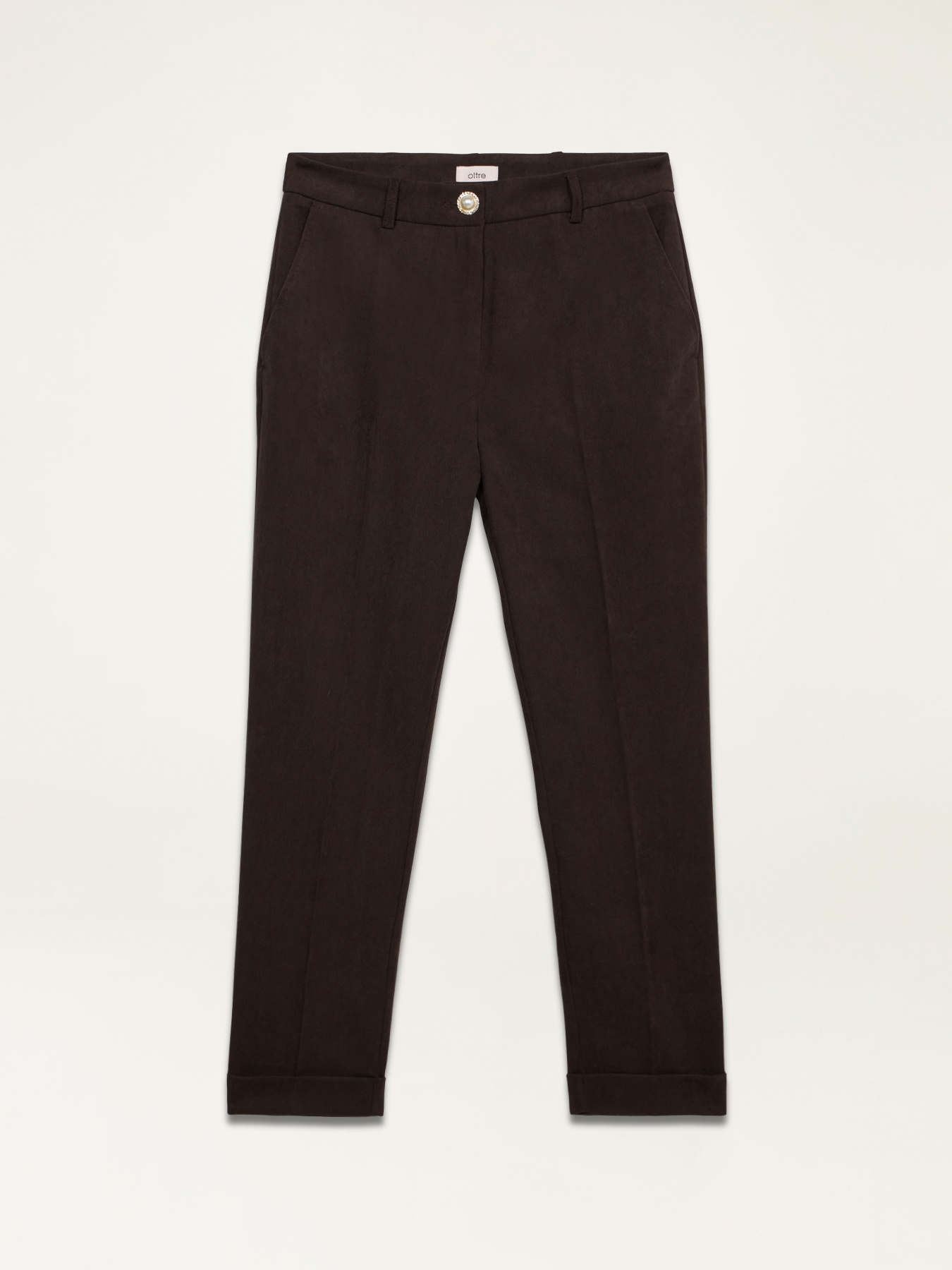 Pantalon cigarette en velours image number 4