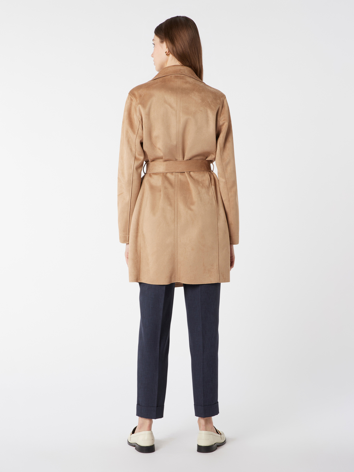 Trenchcoat in Wildleder-Optik image number 1