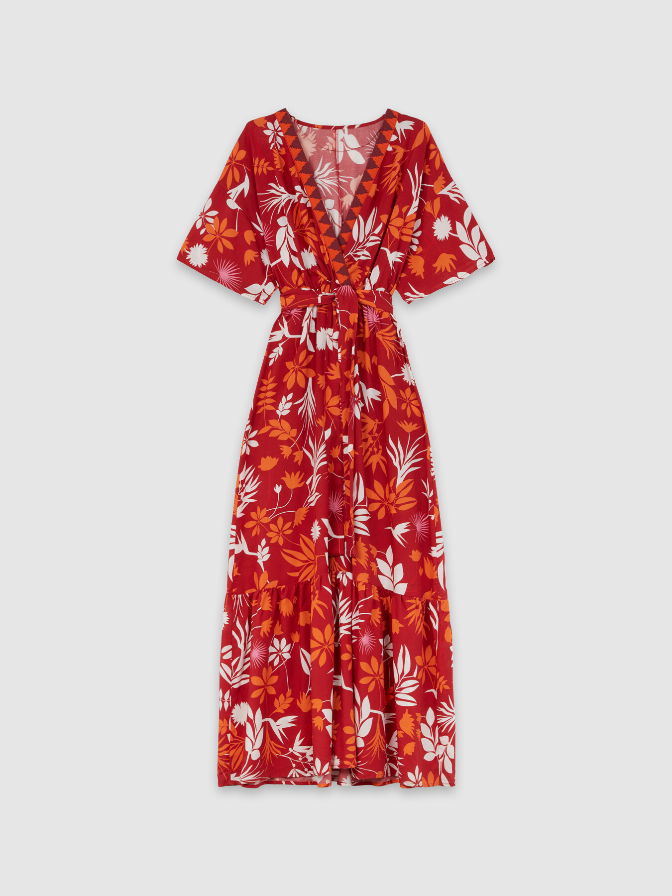 Long patterned dress image number 3